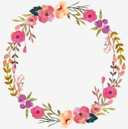 Floral clipart circle, Floral circle Transparent FREE for ...