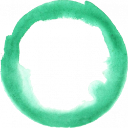 6 Green Watercolor Circle (PNG Transparent) | OnlyGFX.com