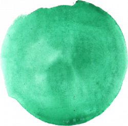 6 Green Watercolor Circle (PNG Transparent) | OnlyGFX.com