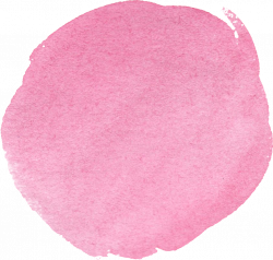 10 Watercolor Pink Circle (PNG Transparent) | OnlyGFX.com