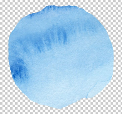 Transparent Watercolor Watercolor Painting Blue Paper ...