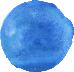 6 Blue Watercolor Circle (PNG Transparent) | OnlyGFX.com