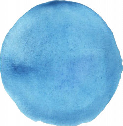 6 Blue Watercolor Circle (PNG Transparent) | OnlyGFX.com