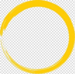 Yellow circle, Drawing , yellow brush transparent background ...