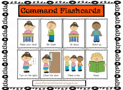 ESL Commands flashcards | Classroom commands, Classroom ...