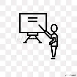 classroom icon on transparent background. Modern icons ...