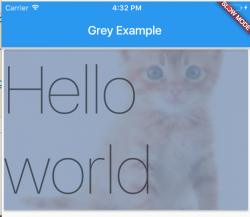 Make BoxDecoration image faded/transparent - Stack Overflow