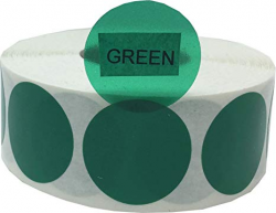 Amazon.com : Transparent Green Color Coding Labels for ...