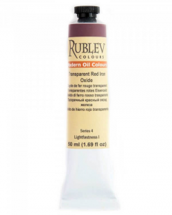 Transparent Red Iron Oxide Oil Paint - Natural Pigments