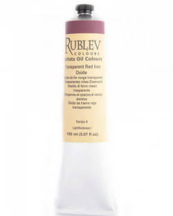 Transparent Red Iron Oxide Oil Paint - Natural Pigments