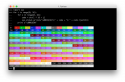 Build your own Command Line with ANSI escape codes