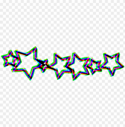 sticker stars aesthetic glitch tumblr crown png cute ...