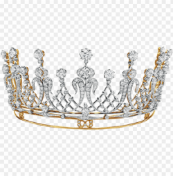 transparent diamond crown PNG image with transparent ...
