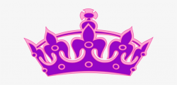 Clipart Princess Crown - Pink And Purple Crown Transparent ...