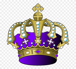 Crown Royal Clipart Crown Prince - Purple And Gold Crown Png ...