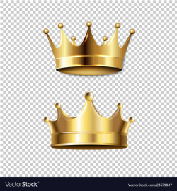 Crown set isolated transparent background