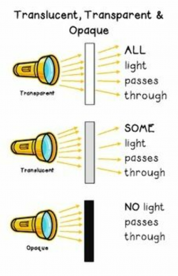 Mrs. Lambrecht\'s Class Blog: Light - Transparent ...
