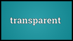 Transparent Meaning