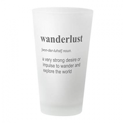 Amazon.com: CafePress Wanderlust Definition Pint Glass, 16 ...
