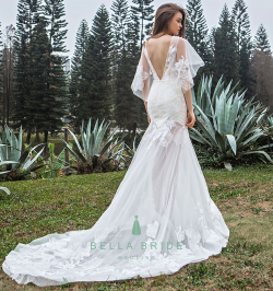 Long Bridal Dress Wedding Party Gowns Transparent Fishtail Beach Wedding  Dresses Light Design - Buy Beach Wedding Dresses,Bridal Party Gowns,Long ...