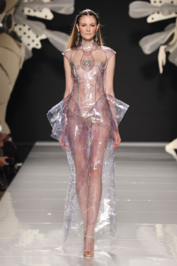 Transparent Plastic Clothing for Women | Each piece was ...