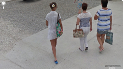 Transparent clothes III - StreetViewFun