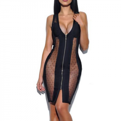 Semi-transparent dress