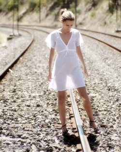 First sun dress sighting of the season ...