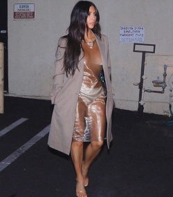 Kate Moss was wearing it 25 years ago, Kim\'s translucent ...