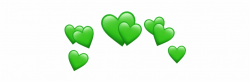 green#heart#crown#emoji - Heart | Transparent PNG Download ...