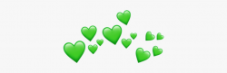 Aesthetic Clipart Transparent Green - Heart Emojis Png ...