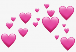 Heart Emoji Source - Pink Emoji Hearts - Free Transparent ...