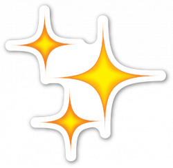 Sparkles in 2019 | Tumblr stickers, Sparkle emoji, Emoji ...