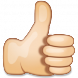 Emoji clipart thumbs up, Emoji thumbs up Transparent FREE ...