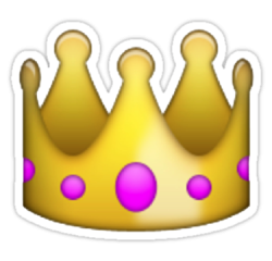 emoji transparent Tumblr transparent stickers emoji crown ...