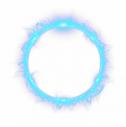 Blue Combustion Fire Light Flame Circle Clipart - Circle ...