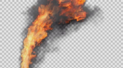 Animted burst of fire stream against transparent background ...