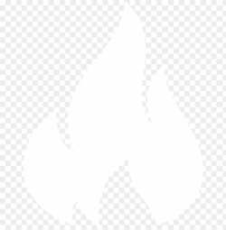 transparent fire white - flame icon white PNG image with ...