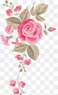 Painted Flowers Background, Flowers, Painted PNG and Vector ...