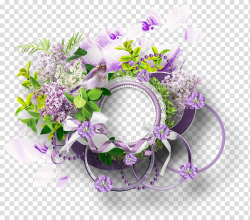 Border Flowers Purple , beautiful flower cluster transparent ...