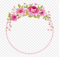 Border Flowers Rose Clip Art - Flower Border Pink Png ...