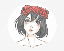Aesthetic Flower Crown Icon Ayano On Deviantart Png - Anime ...