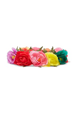 Rainbow flower crown png » PNG Image