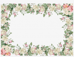 White Flower Frame Png Transparent Image - Transparent ...
