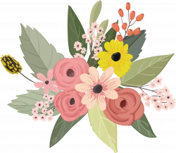 Flower Floral design - Watercolor flower vector png download ...