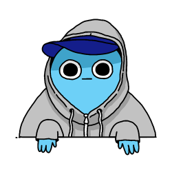 Scared-hoodie-hiding Sticker GIF | Gfycat