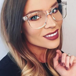 US $2.99 40% OFF|Fashion Men Women Optical Glasses Frame Glasses With Clear  Glass Brand Clear Transparent Glasses Women\'s Men\'s Frames-in Men\'s ...