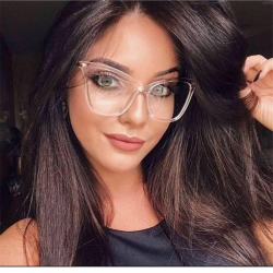 2019 Cubojue Cat Eye Transparent Glasses Women Oversized Fashion Eyeglasses  Frame Woman Non Prescription Spectacles Vintage Style From Ericgordon, ...