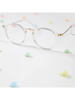[$22.00]Babygirl Glasses Vintage Clear Oval Big Frame