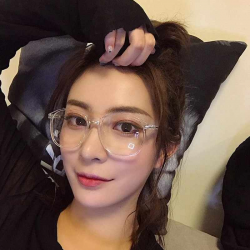 Trending Oversized Glasses Frame Retro Transparent Eyeglasses Women 90s  Eyewear Frames Spectacle Optical Myopia Glasses Clear